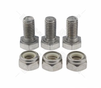 Крепеж крестовины барабана (винт М8х16, гайка) стиральной машины