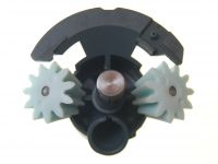 Привод шнека в сборе (2 шестерни, с шестернями, металлический стержень) мясорубки Bosch Not original