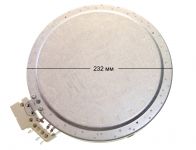 ТЭН (нагреватель) 1300/700 Watt EGO HighLight 10.51214.075 варочной поверхности Krona, Shindo