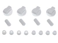 Ручки универсальные (комплект 4 шт.) для газовых плит белые