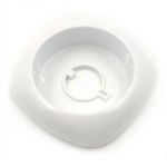 Юбка (воротник) ручки регулировки плиты Gefest белая